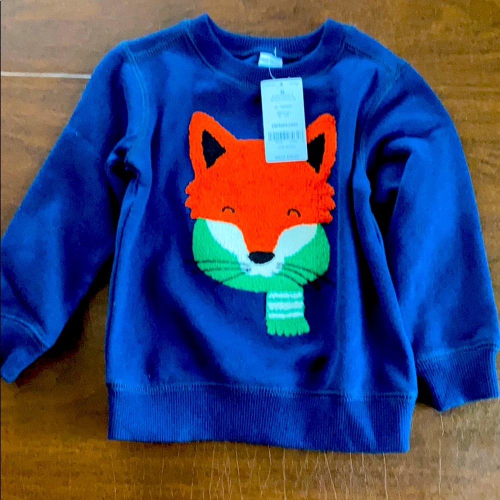 Carter’s 2T blue sweater with fox
